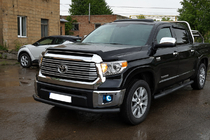 Toyota Tundra 2007–2021 Frontbåge ST008 Black (rostfritt stål) foto 2