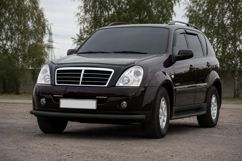 SsangYong Rexton I 2001–2017 Frontbåge ST008 Black (rostfritt stål) Image