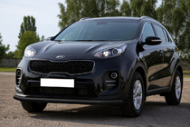 Kia Sportage 2015–2021 Frontbåge ST008 Black (rostfritt stål) foto 1