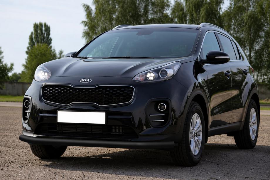 Kia Sportage 2015–2021 Frontbåge ST008 Black (rostfritt stål) Image