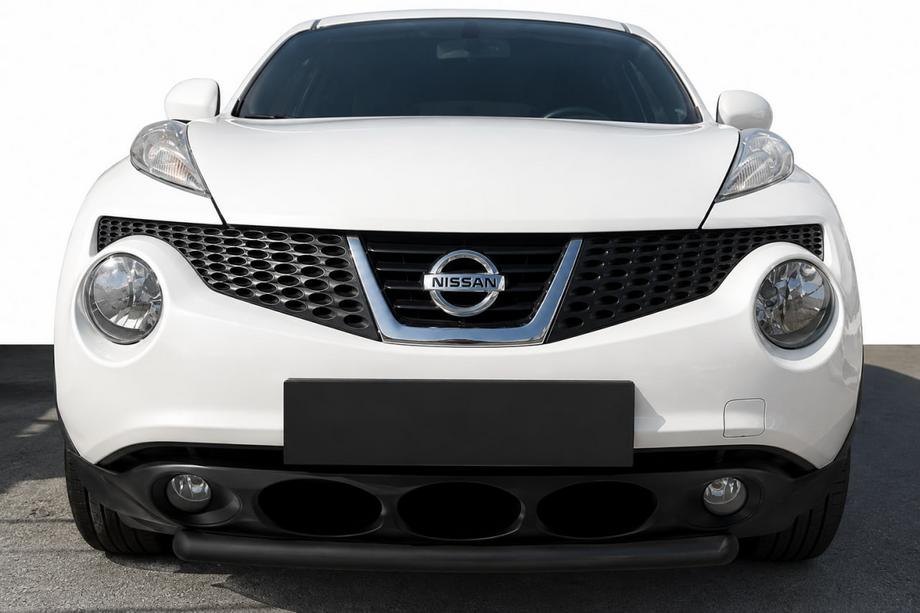 Nissan Juke 2010–2019 Frontskydd ST008-1 Black (rostfritt stål) Image