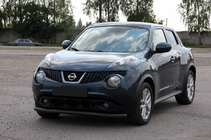 Nissan Juke 2010–2019 Främre frontbåge ST008-2 Black (rostfritt stål) foto 2