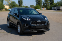 Kia Sportage 2015–2021 Frontskydd ST009 Black (rostfritt stål) foto 2