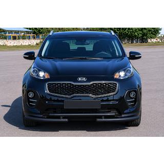 Frontskydd ST009 Black (rostfritt stål) Kia Sportage 2015–2021 foto 1