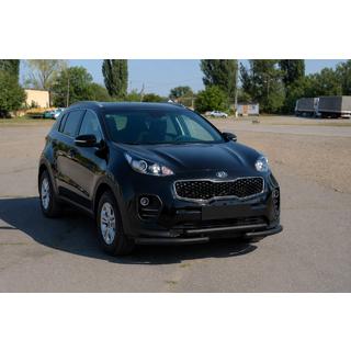 Frontskydd ST009 Black (rostfritt stål) Kia Sportage 2015–2021 foto 2