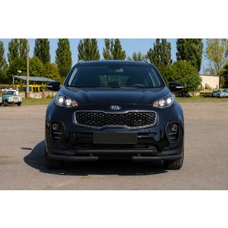 Frontskydd ST009 Black (rostfritt stål) Kia Sportage 2015–2021 foto 3