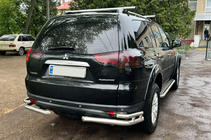 Mitsubishi Pajero Sport 2008–2015 Bakre skyddsbågar AK003-Double (2 st, rostfritt) foto 1