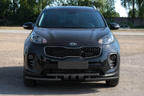 Kia Sportage 2015–2021 Frontskydd ST009-15 Black (rostfritt stål) foto 1