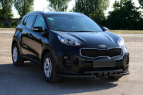 Kia Sportage 2015–2021 Frontskydd ST009-15 Black (rostfritt stål) foto 2
