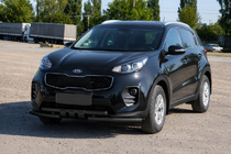Kia Sportage 2015–2021 Frontskydd ST009-15 Black (rostfritt stål) foto 3