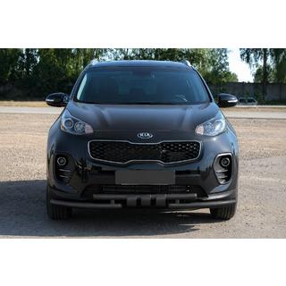 Frontskydd ST009-15 Black (rostfritt stål) Kia Sportage 2015–2021 foto 1