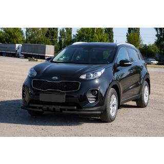 Frontskydd ST009-15 Black (rostfritt stål) Kia Sportage 2015–2021 foto 3