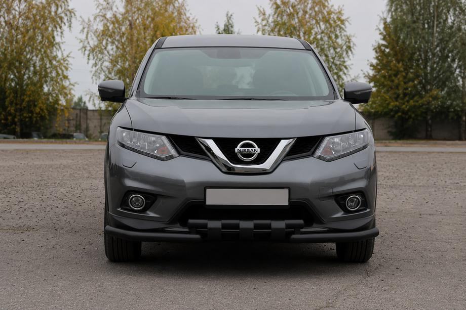 Nissan X-trail T32/Rogue 2014–2021 Frontskydd ST009-15 Black (rostfritt stål) Foto 1