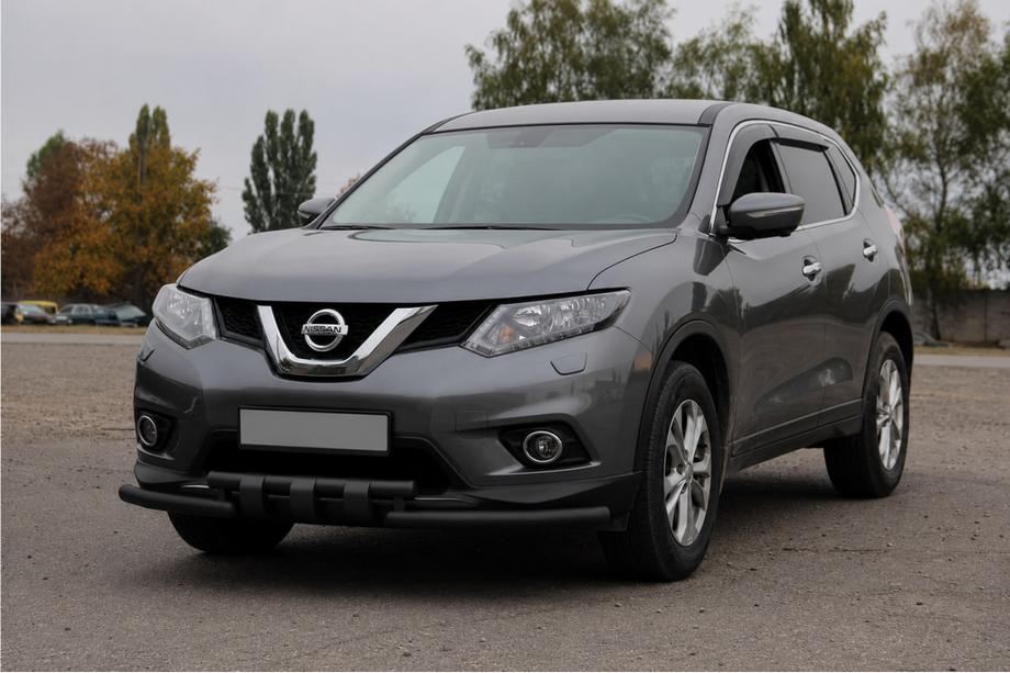 Nissan X-trail T32/Rogue 2014–2021 Frontskydd ST009-15 Black (rostfritt stål) Foto 2