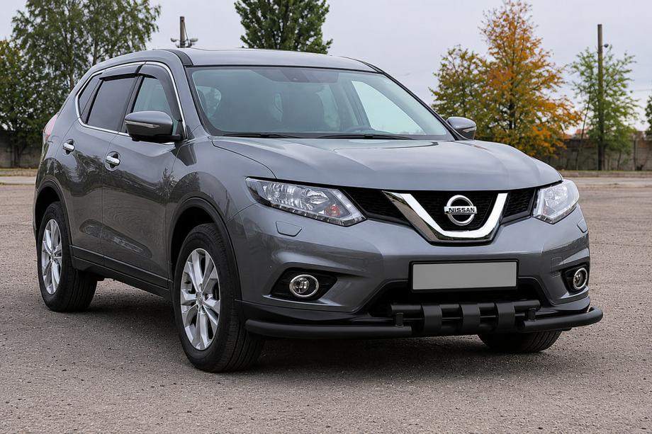 Nissan X-trail T32/Rogue 2014–2021 Frontskydd ST009-15 Black (rostfritt stål) Foto 3