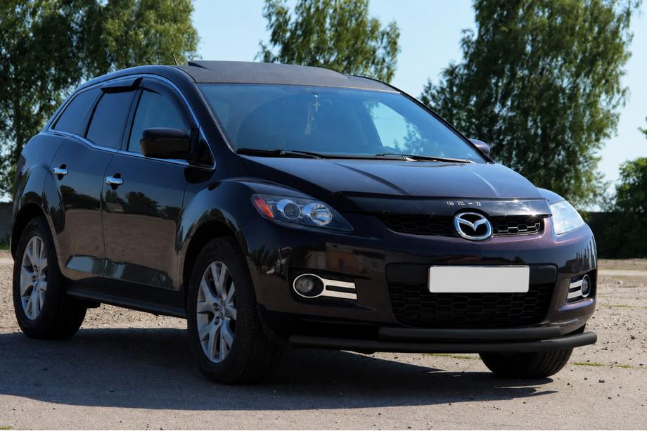 Mazda CX-7 2006–2012 Frontbåge ST014 Black (rostfritt stål) Foto 3