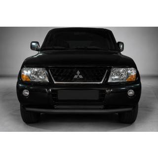 Frontbåge ST014 Black (rostfritt stål) Mitsubishi Pajero Wagon III 1999–2006