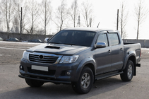 Toyota Hilux 2006–2015 Frontbåge ST014 Black (rostfritt stål) foto 2
