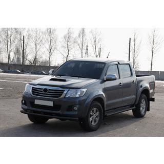 Frontbåge ST014 Black (rostfritt stål) Toyota Hilux 2006–2015 foto 2