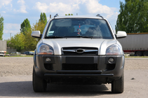 Hyundai Tucson JM 2004– Frontbåge ST014 Black (rostfritt stål) foto 1
