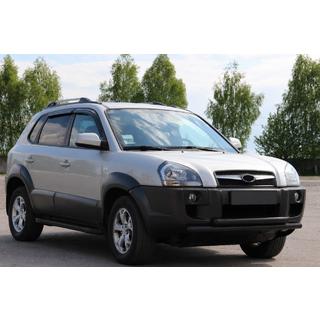 Frontbåge ST014 Black (rostfritt stål) Hyundai Tucson JM 2004– foto 2
