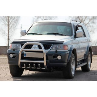 Frontbåge QT007 (rostfritt stål) Mitsubishi Pajero Sport 1996–2007 foto 3
