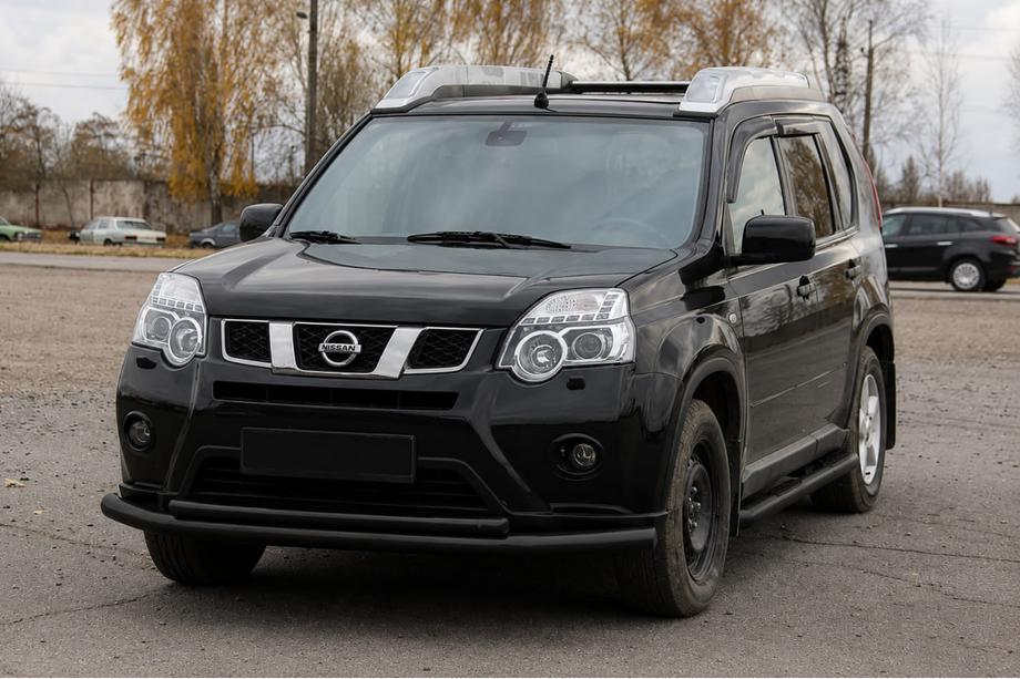 Nissan X-trail T31 2007–2014 Frontbåge ST014 Black (rostfritt stål) Foto 1
