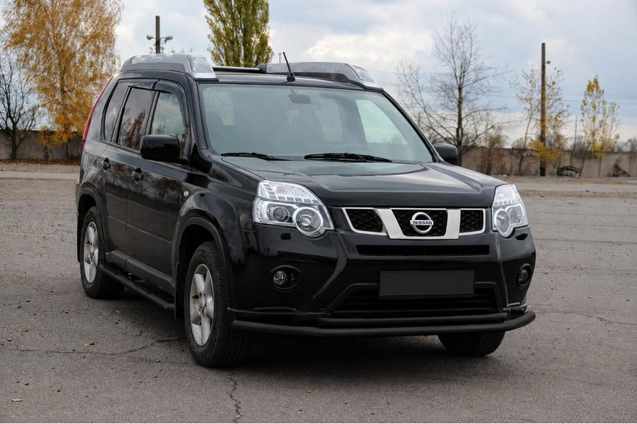Nissan X-trail T31 2007–2014 Frontbåge ST014 Black (rostfritt stål) Foto 2