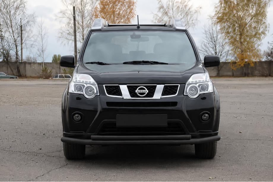 Nissan X-trail T31 2007–2014 Frontbåge ST014 Black (rostfritt stål) Foto 3