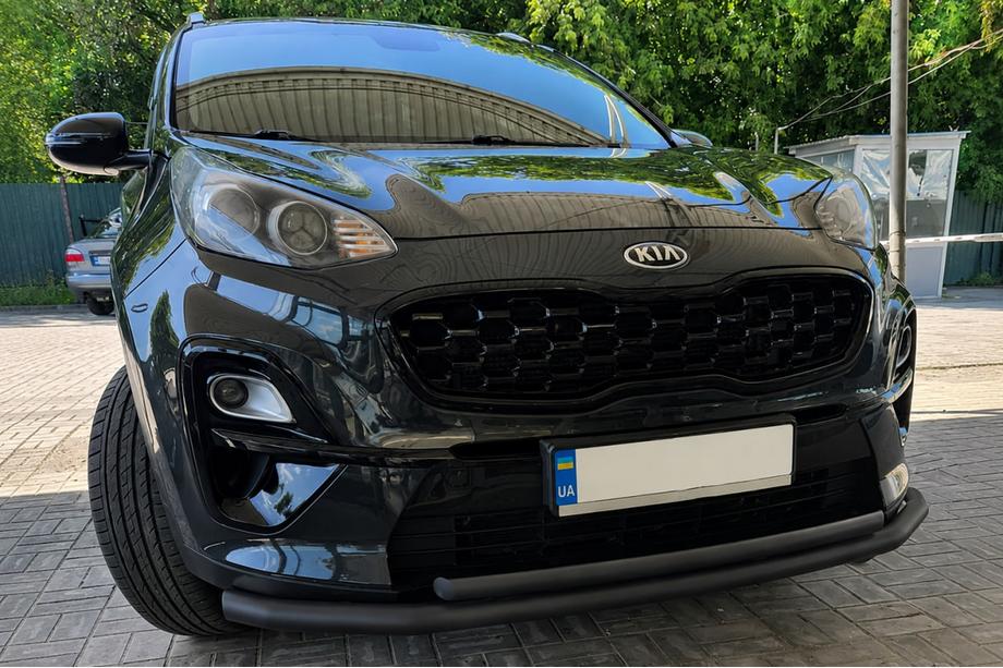 Kia Sportage 2015–2021 Frontbåge ST014 Black (rostfritt stål) Image