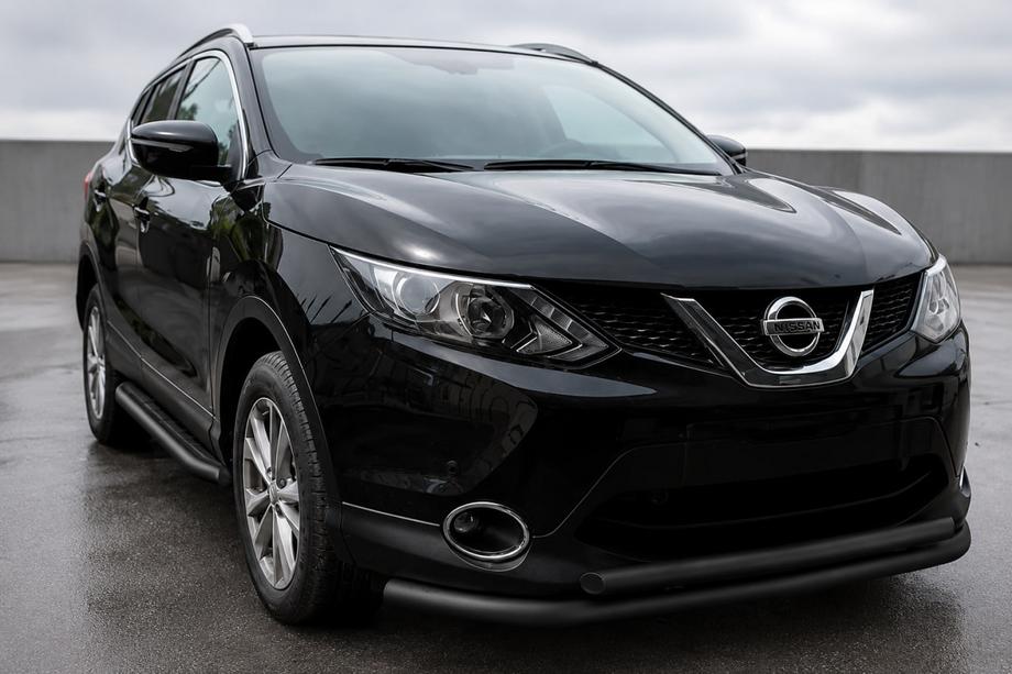 Nissan Qashqai 2014–2021 Frontbåge ST014 Black (rostfritt stål) Image