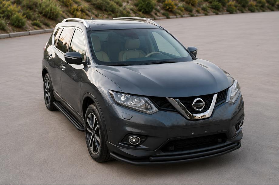 Nissan X-trail T32/Rogue 2014–2021 Frontbåge ST014 Black (rostfritt stål) Image