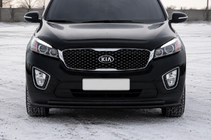 Kia Sorento III UM 2014–2020 Frontbåge ST014 60/42mm Black (rostfritt stål) foto 4