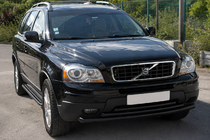 Volvo XC90 2002–2014 Frontskydd ST014-2 Black (rostfritt stål) foto 3