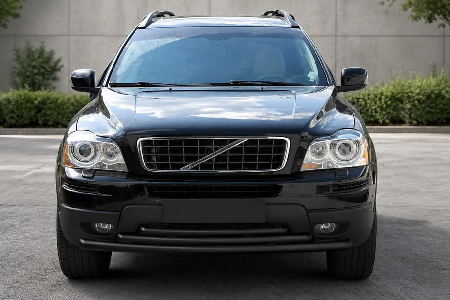Volvo XC90 2002–2014 Frontskydd ST014-2 Black (rostfritt stål) Image