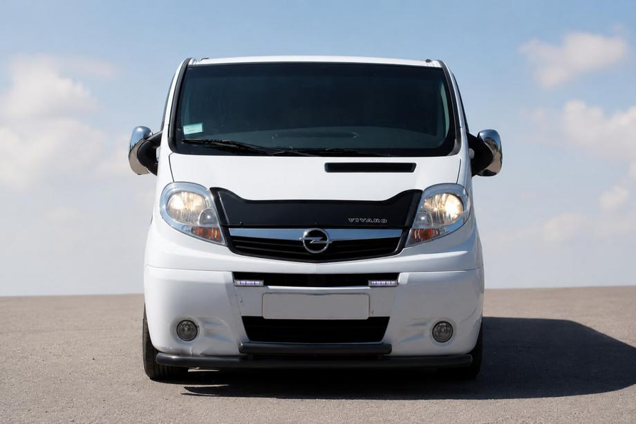 Nissan Primastar 2002–2014 Frontbåge ST014/2 Black (rostfritt stål) Image