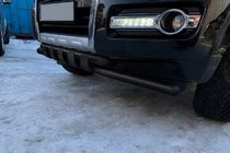 Mitsubishi Pajero Wagon IV 2006–2021 Frontskydd ST015 Black (rostfritt stål) foto 3