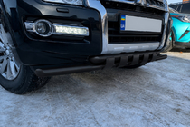Mitsubishi Pajero Wagon IV 2006–2021 Frontskydd ST015 Black (rostfritt stål) foto 4