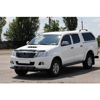 Frontskydd ST015 Black (rostfritt stål) Toyota Hilux 2006–2015 foto 2