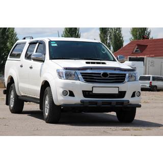 Frontskydd ST015 Black (rostfritt stål) Toyota Hilux 2006–2015 foto 3