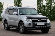 Mitsubishi Pajero Wagon III 1999–2006 Frontskydd ST015 Black (rostfritt stål) foto 3