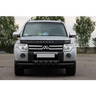 Frontskydd ST015 Black (rostfritt stål) Mitsubishi Pajero Wagon III 1999–2006 foto 2
