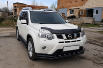 Nissan X-trail T31 2007–2014 Frontskydd ST015 Black (rostfritt stål) foto 3