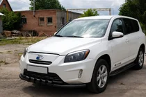 Toyota Rav 4 2006–2013 Frontskydd ST015 Black (rostfritt stål) foto 3