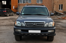 Lexus LX470 1998–2007 Frontskydd ST015 Black (rostfritt stål) foto 1