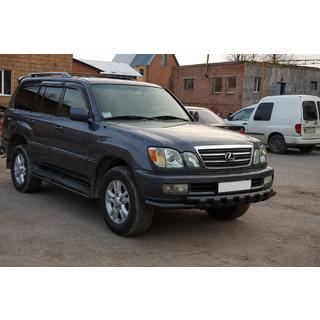 Frontskydd ST015 Black (rostfritt stål) Lexus LX470 1998–2007 foto 2