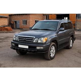 Frontskydd ST015 Black (rostfritt stål) Lexus LX470 1998–2007 foto 3