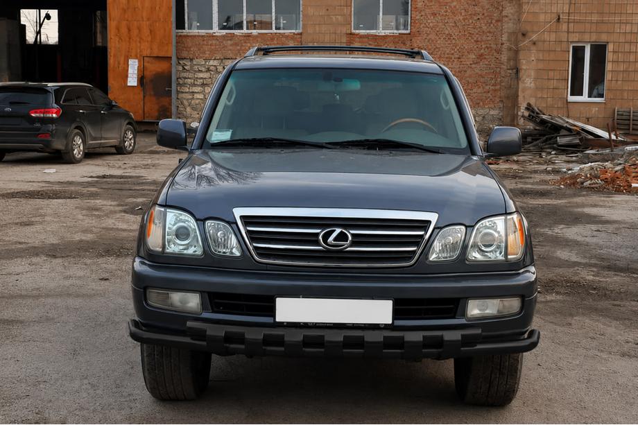 Lexus LX470 1998–2007 Frontskydd ST015 Black (rostfritt stål) Image