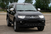 Mitsubishi L200 2006–2015 Frontskydd ST015 Black (rostfritt stål) foto 1