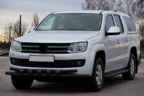 Volkswagen Amarok 2010–2022 Frontbåge ST015 Black (rostfritt stål) foto 2